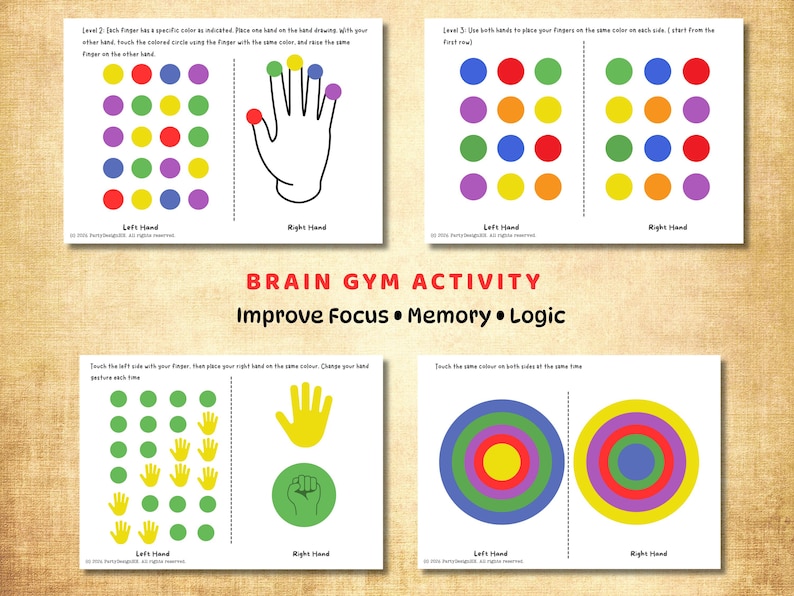 ADHD Worksheets for Kids | Brain Gym Activities | Executive Function Focus Skills Printable image 9