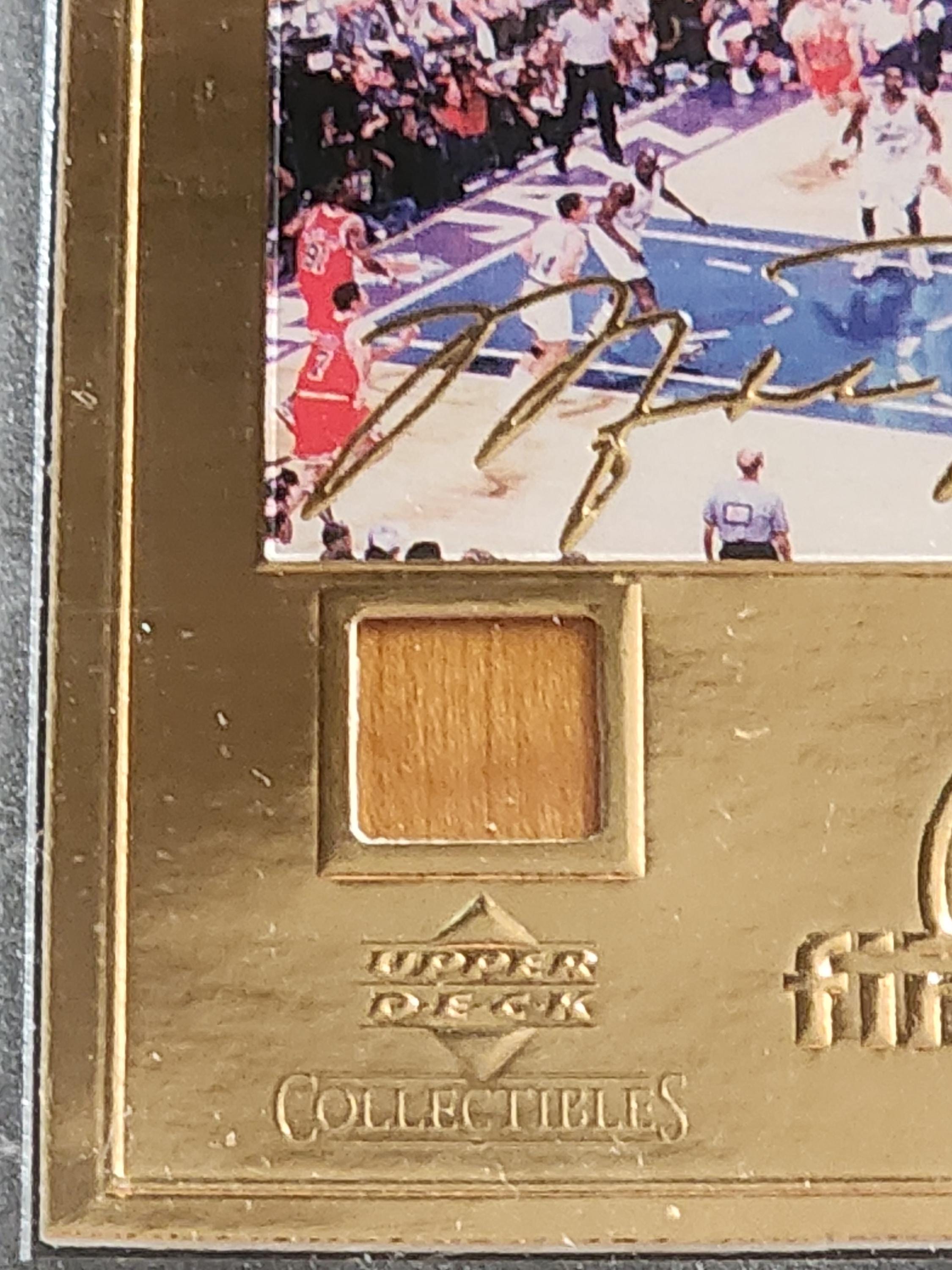 Michael Jordan Chicago Bulls Upper Deck 22K Final Floor Collectors