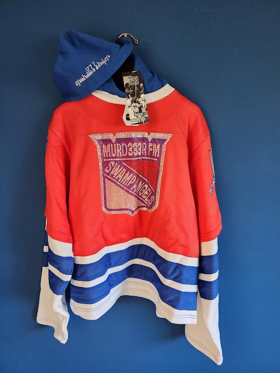 SWAMP ANGEL'S Hockey Jersey Hoodie MURD333R FM - Etsy