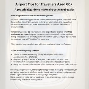 Airport Reisetipps für Senioren | Airport Pannenleitfaden (PDF Download)