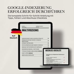 Google Indexierung Anleitung PDF - Website in Google eintragen - Schritt-für-Schritt Guide – Fehler vermeiden – Sichtbarkeit verbessern