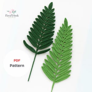Crochet Leaf Pattern PDF, Crochet Flower Leaf Bouquet Pattern, Crochet Flower Pattern, Crochet Leaf, Leaf Pattern, Knitting Leaves, Bouquet