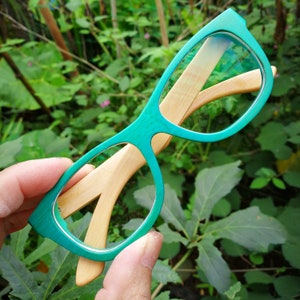 turquoise, bamboo eyeglasses, prescripiton  glasses, prescription frames sunglasses