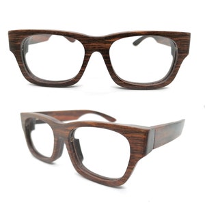 Handmade Ebony Custom Eyeglasses prescription sunglasses progressive wood glasses BEKIND TAKEMOTO