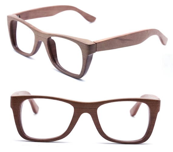 Items similar to handmade wood wooden eyeglasses glasses frame 1055 c02