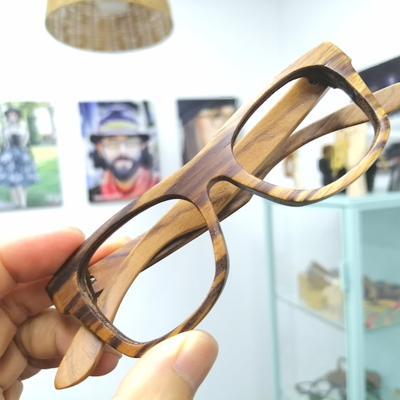 Personalizar Zebra Wood gafas de gran tama o gafas de sol