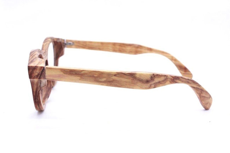 olive wood wooden prescription glasses frames eyewear COVER-M by TAKEMOTO sunglasses blue light blocking progressive image 3