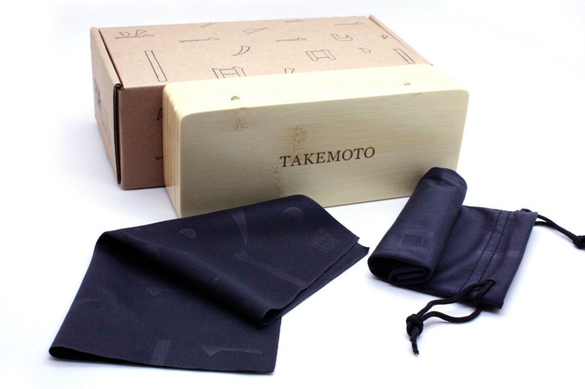 Bamboo Eyeglasses Prescription Glasses Sunglassestakemoto Etsy Hong Kong