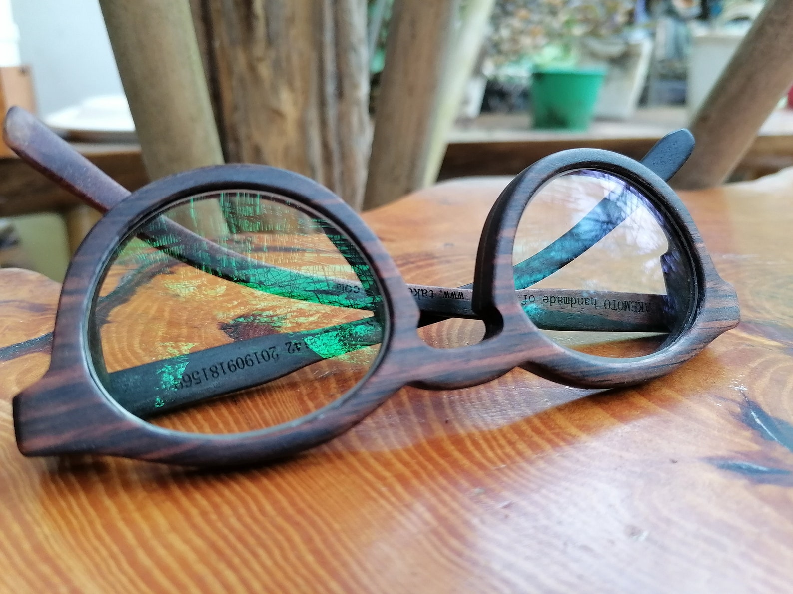 Prescription Wood Glasses Progressive Eyeglasses Wood Ebony Etsy