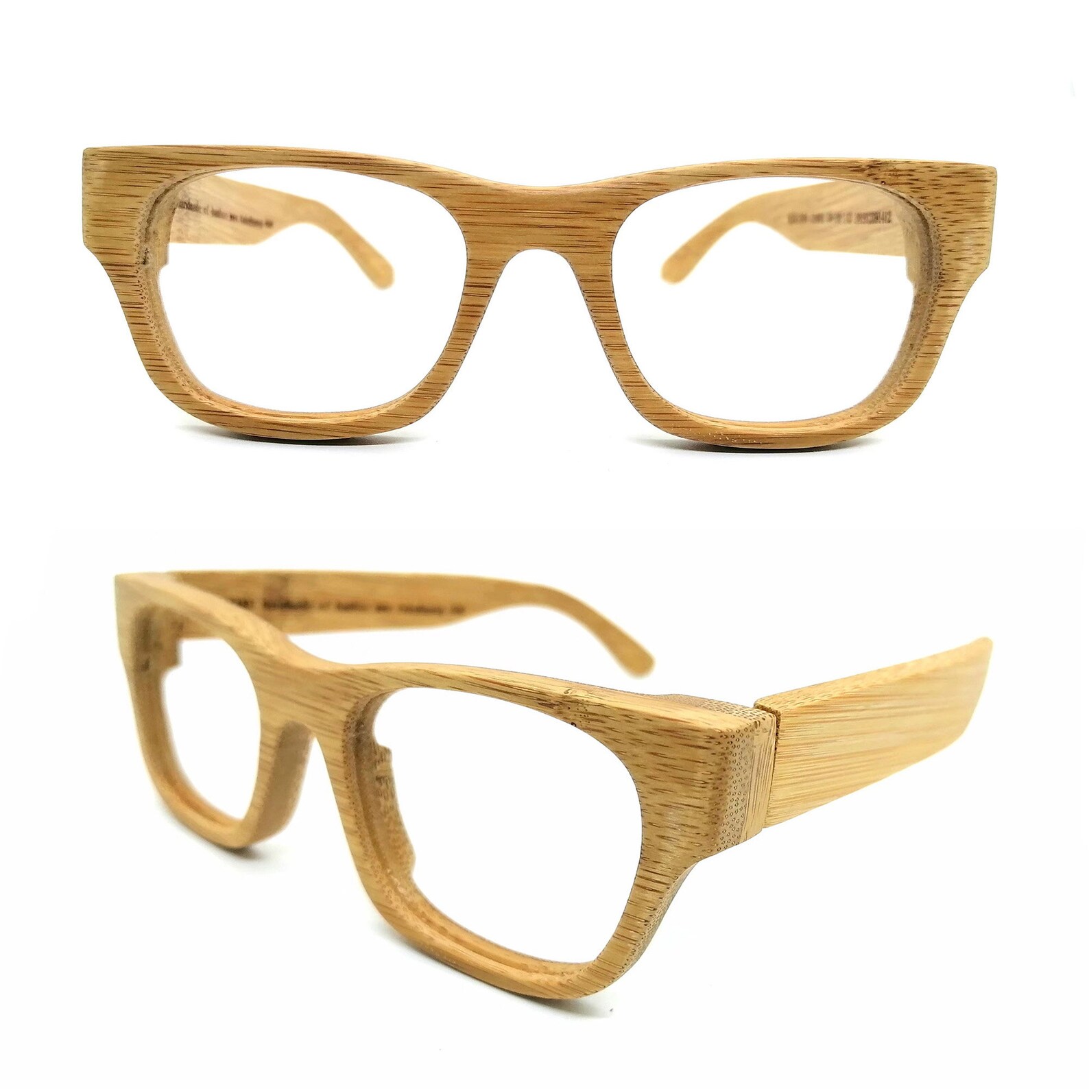Bamboo Eyeglasses Prescription Glasses Sunglassestakemoto Etsy Hong Kong