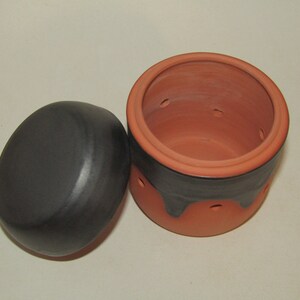 Garlic Keeper Terracotta pot potpourri container meal preparation image 5