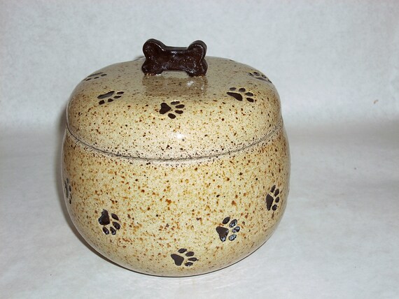 dog bone cookie jar