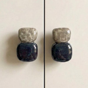 Set of 2 Large Ceramic Cabinet Knobs