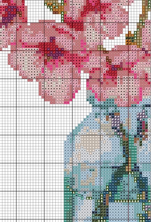 Cherry Blossoms in Vase Cross Stitch Pattern PDF Download Printable ...