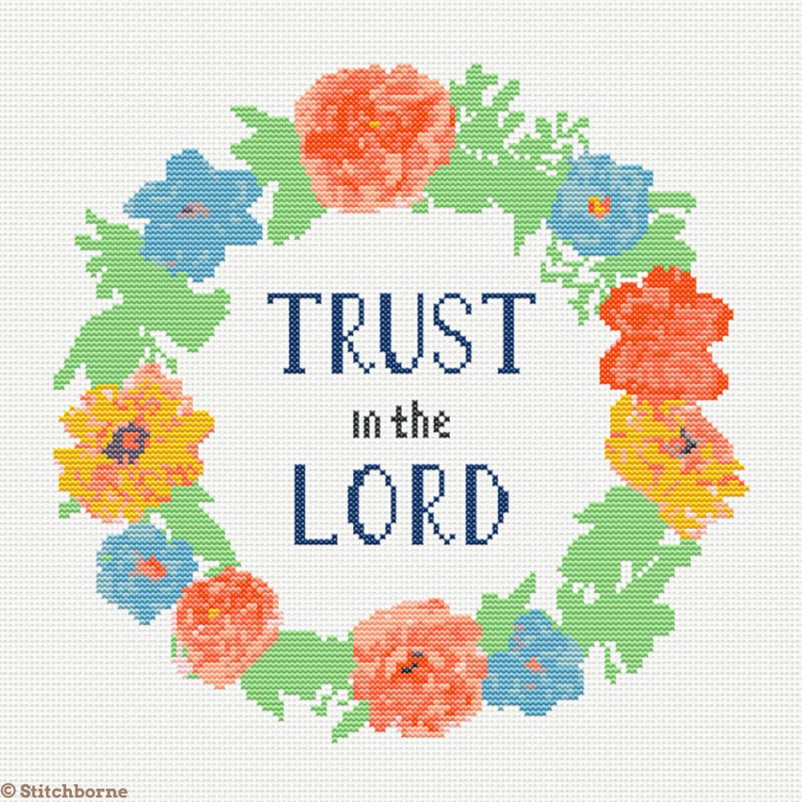 4 Quotes About God Cross Stitch Patterns PDF Download Printable Bible ...