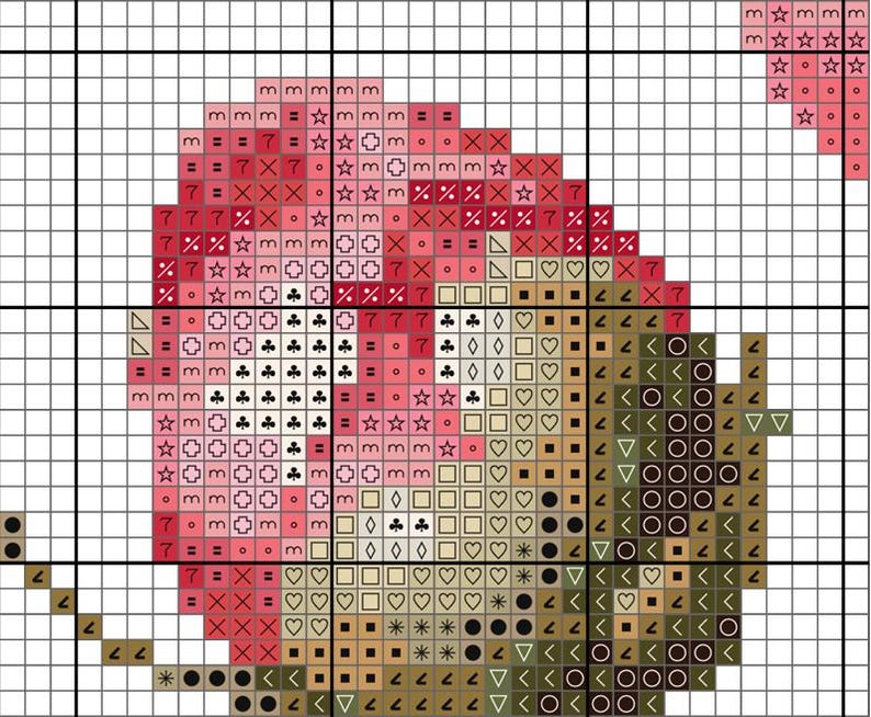 Peonies Cross Stitch Pattern PDF Download Printable Pink Flowers Romantic Vintage Embroidery Peonies Spring Flowers Xstitch Pattern Keeper image 5