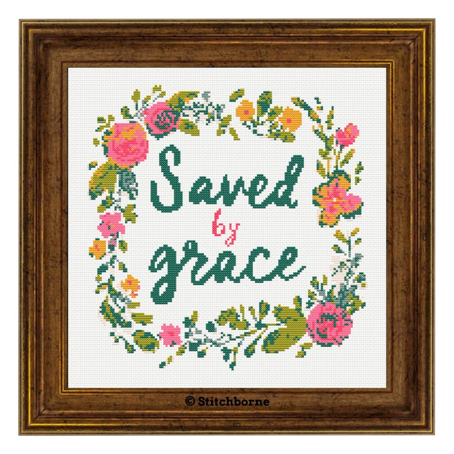 4 Quotes About God Cross Stitch Patterns PDF Download Printable Bible ...