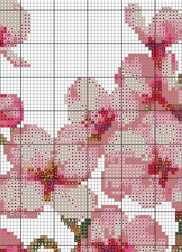 Cherry Blossoms in Vase Cross Stitch Pattern PDF Download Printable ...