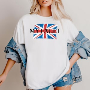 My Fault, Unisex T-Shirt- Soft, Cozy, London, Nick and Noah Fan Gear