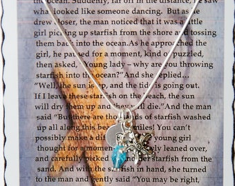The Starfish Story, Encouragement, Make A Difference, Starfish Necklace