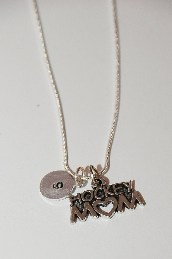 Hockey Mom Necklace Hockey Mom Jewelry Hockey Mom Charm Hockey