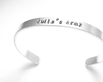 Julia's Army Cuff Bracelet