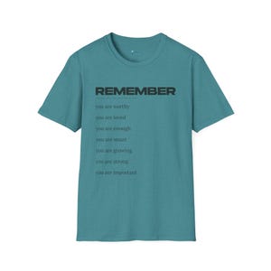Inspirational Unisex Softstyle T-Shirt - Self-Love Reminder, Motivational Tee, Affirmation Shirt, Gift for Friends, Uplifting Apparel 画像 8