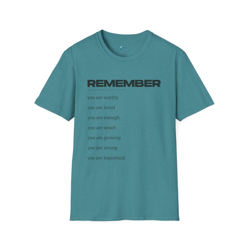Inspirational Unisex Softstyle T-Shirt - Self-Love Reminder, Motivational Tee, Affirmation Shirt, Gift for Friends, Uplifting Apparel 画像 8