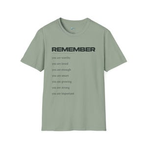 Inspirational Unisex Softstyle T-Shirt - Self-Love Reminder, Motivational Tee, Affirmation Shirt, Gift for Friends, Uplifting Apparel 画像 6