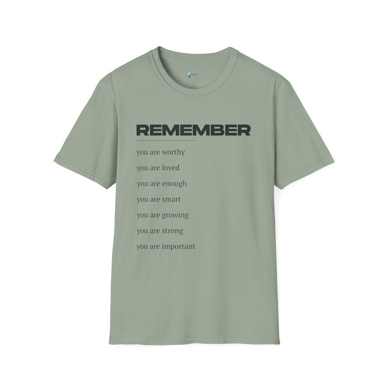 Inspirational Unisex Softstyle T-Shirt - Self-Love Reminder, Motivational Tee, Affirmation Shirt, Gift for Friends, Uplifting Apparel 画像 6