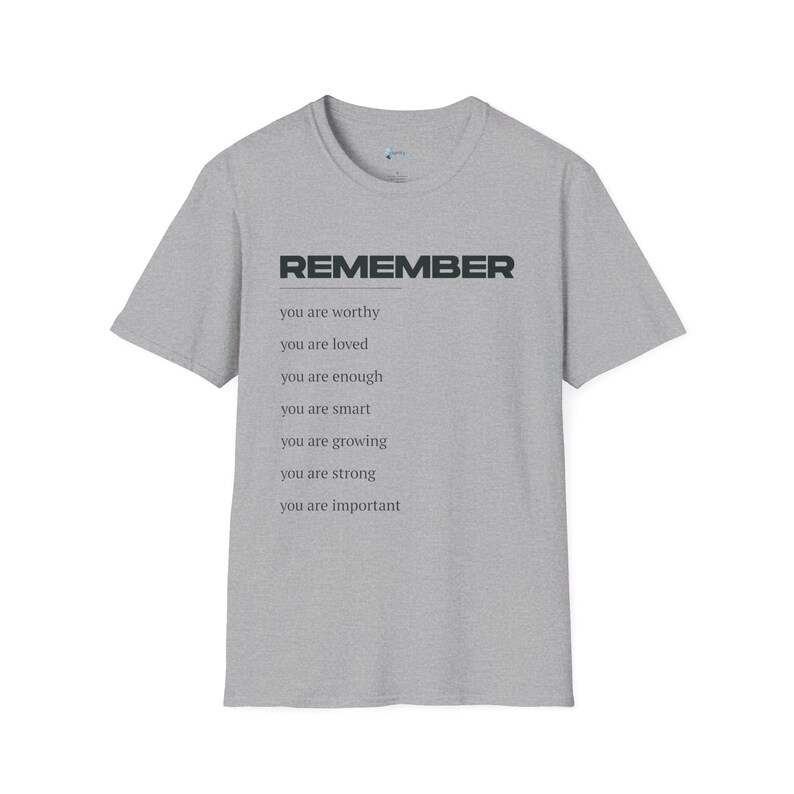Inspirational Unisex Softstyle T-Shirt - Self-Love Reminder, Motivational Tee, Affirmation Shirt, Gift for Friends, Uplifting Apparel 画像 4
