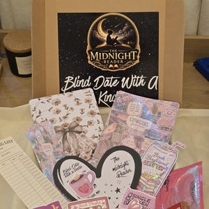 Blind Date with a Kindle Box | Mystery Book Genre, Inserts, Charm, Bookmarks