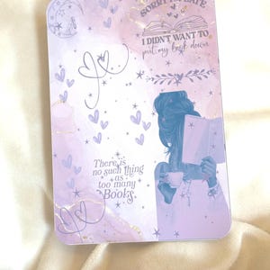 Purple Kindle Insert: High Gloss Bookish Kindle Decor