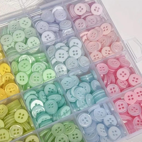 Pastel Buttons - Etsy