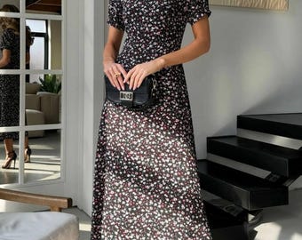 Robe Bohème Mariage ou EVJF – Robe de Mariée Alternative, Robe de Printemps Femme, Idée Cadeau Anniversaire