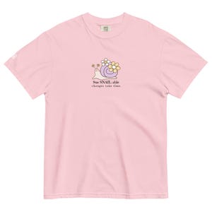 Snail Shirt, Gardening Shirt, Cottagecore Shirt, Encouraging Shirt, Self Esteem Shirt, Short Sleeve Nature Shirt, Gift For Gardener