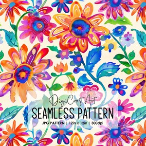Boho Blumen Musterdesign Datei-Wiederholungsdruck für Stoff Sublimation Digitales Papier Handwerk Oberflächendesign Tapete Hintergrund Dekor