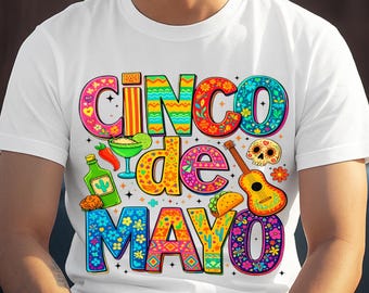 Cinco De Mayo PNG, Mexicaanse Fiesta Clipart, Fiesta Party PNG, Taco Tuesday Design, Sublimatie PNG, Instant Download, transparante Png