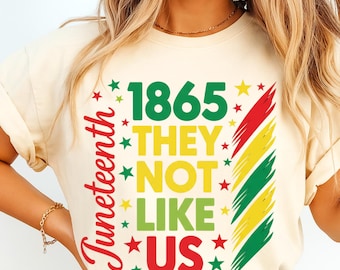 They Not Like Us Png, They Not Like Us Svg, Juneteenth Png, Afro Juneteenth, Independence Day Shirt Design, Digital Download