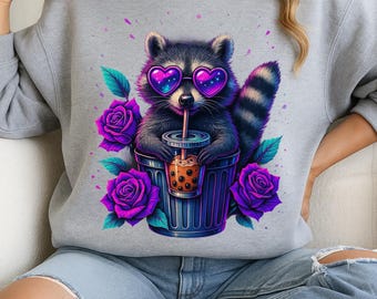 Your opinion doesn't matter, Funny raccoon t-shirt design, sublimation design, digital download, PNG, Funny raccoon design
