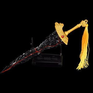 Elden Ring 22cm Dark Fantasy Sword Replica Model – Maliketh Black Blade Inspired Collectible Figure Gift
