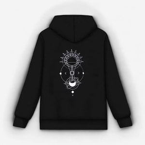 Eclipse Series Unisex Hoodie: Cosplay Cotton-Polyester Blend