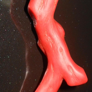 REGNO delle DUE SICILIE - pendente corallo rosso Sardegna argento per collana