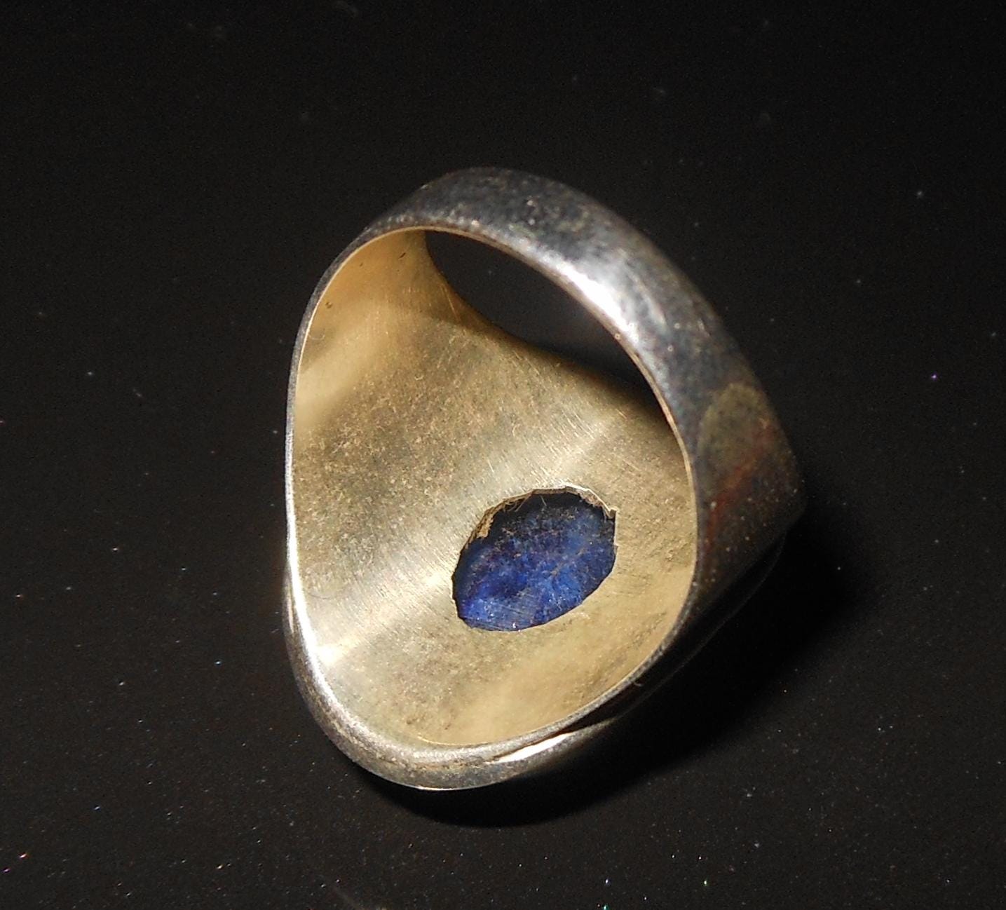 Anello con zaffiro stellato blu in argento sterling 925, anello impilabile per gioielli da donna, pietra preziosa zaffiro stellato Landy, anelli di promessa boho e hippie - Italia Anello con zaffiro stellato blu in argento sterling 925, anello impilabile per gioielli da donna, pietra preziosa zaffiro stellato Landy, anelli di promessa boho e hippie - Italia