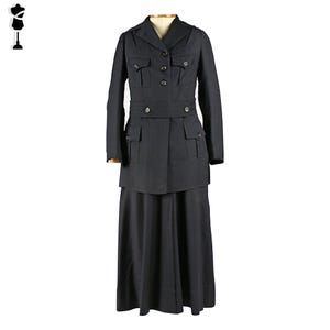 Women&#39;s Black Wool US Army WWI Jacket Reproduction