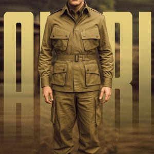 Army dress uniform, Army soldier jacket, Army man costume, US Army costumes, US Cavalry Uniform, Army combat uniform Khaki Cotton Uniform