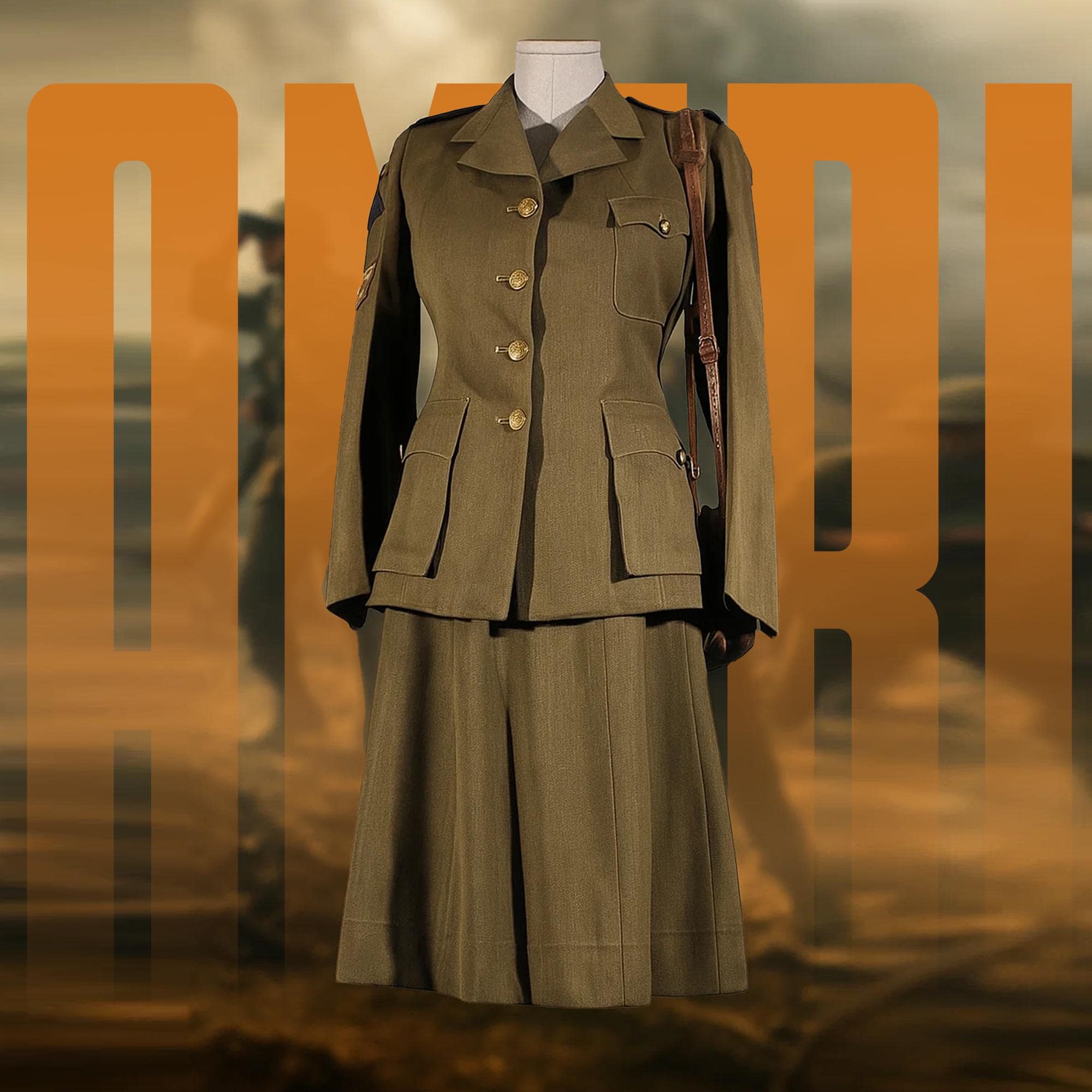 WWII Women's US Army Wool Jacket: Reproduction Uniform - Etsy