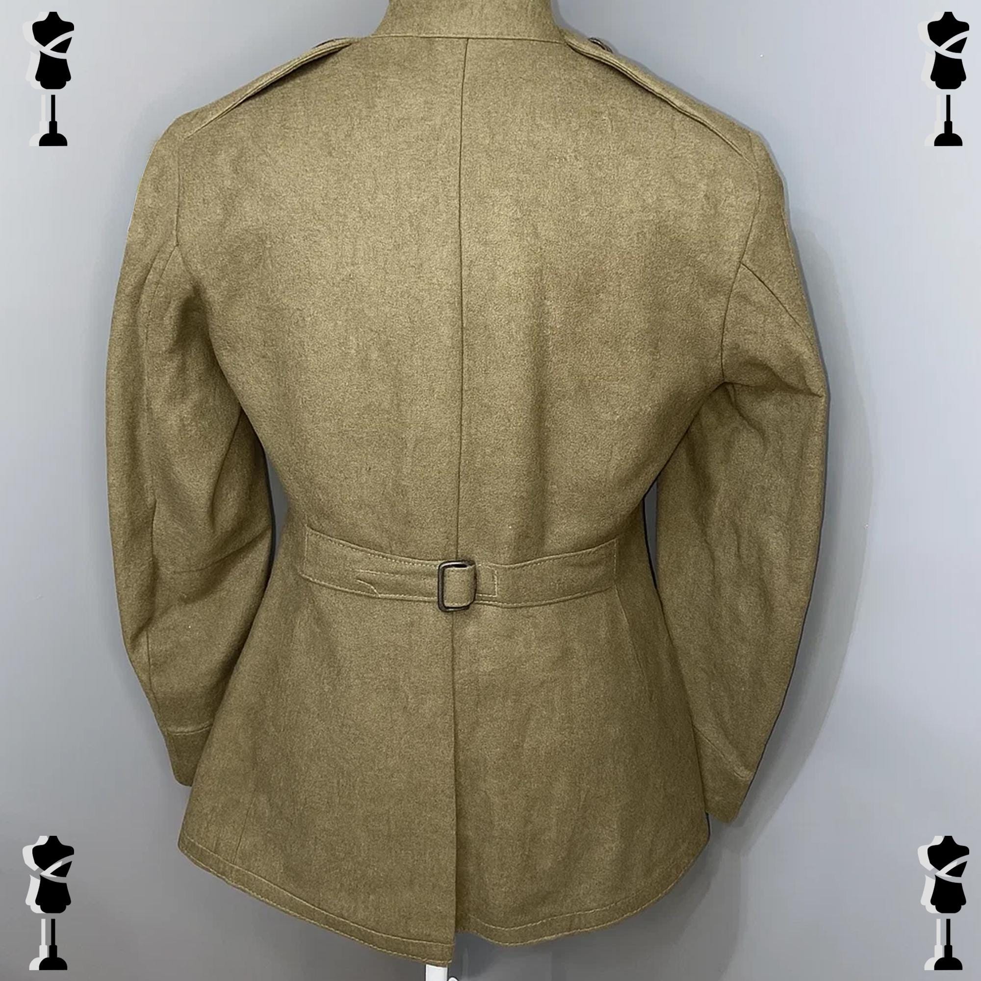 WW1 US Army Olive Green Wool Uniform Jacket - Etsy