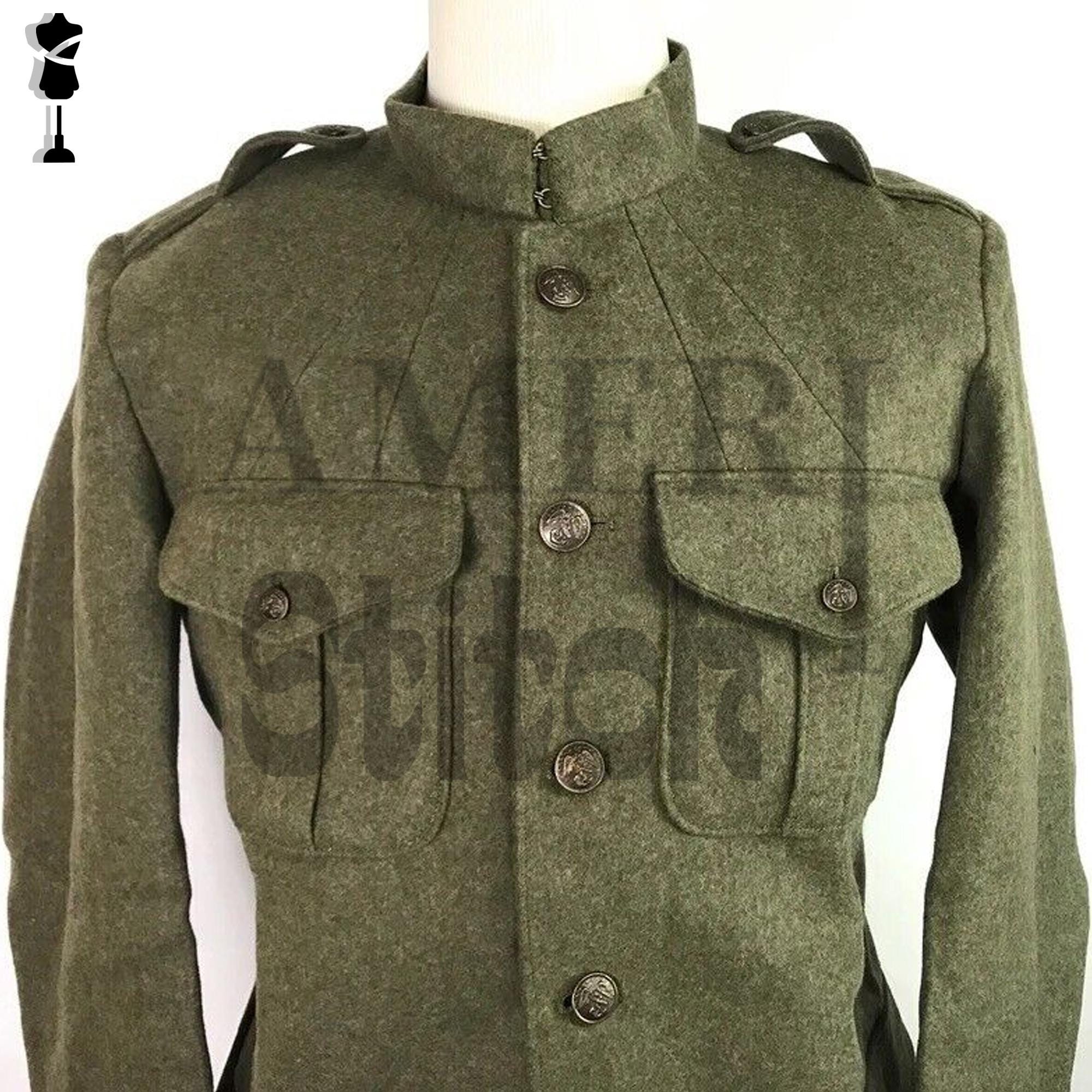 第一次世界大戦時のアメリカ軍ウールジャケット - 英国海兵隊制服 