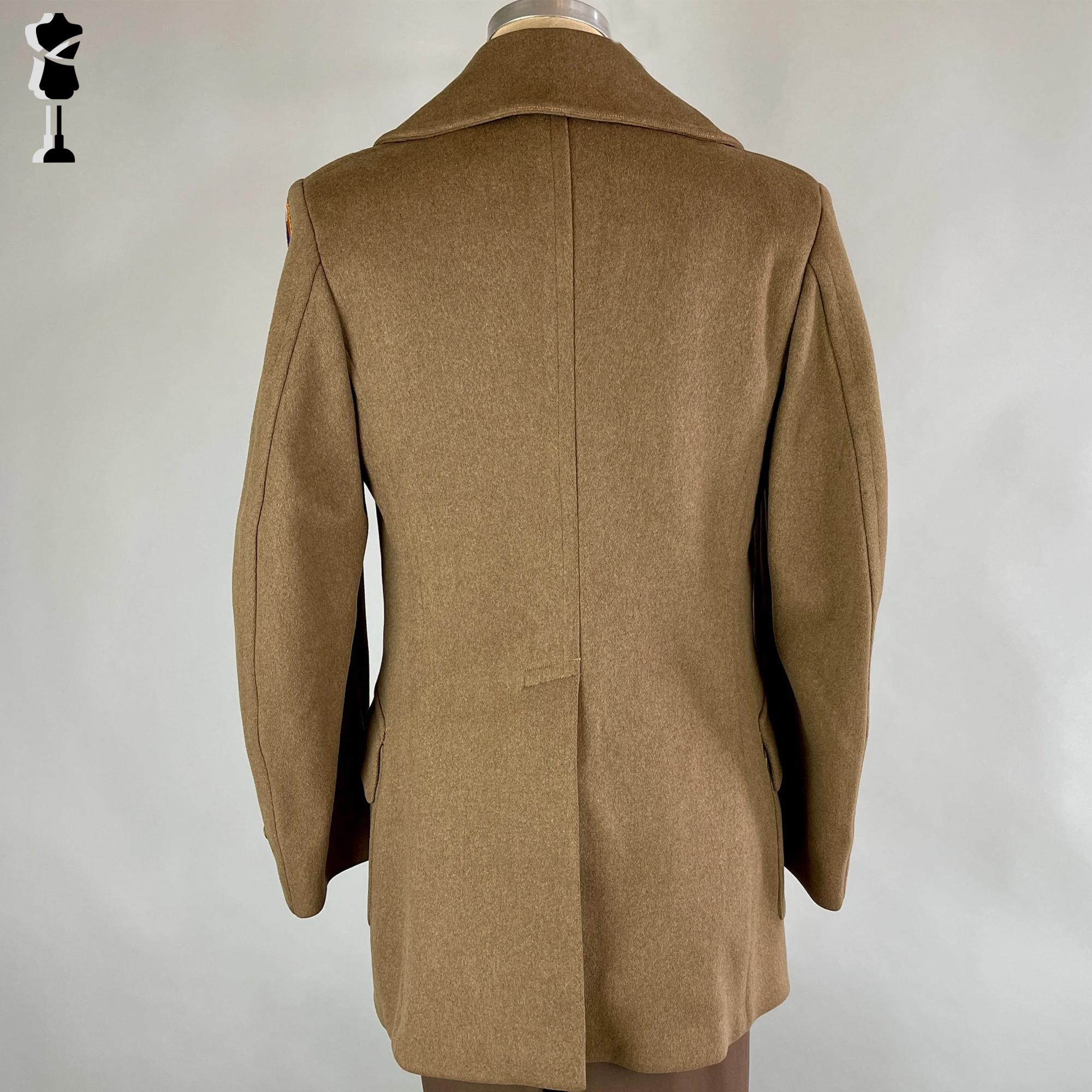 1940s US Army Wool Overcoat: Vintage Military Officer Coat - Etsy